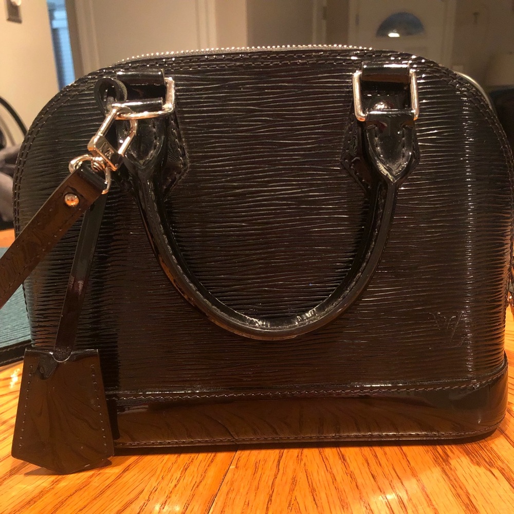 Louis Vuitton Epi Electric Alma BB Black